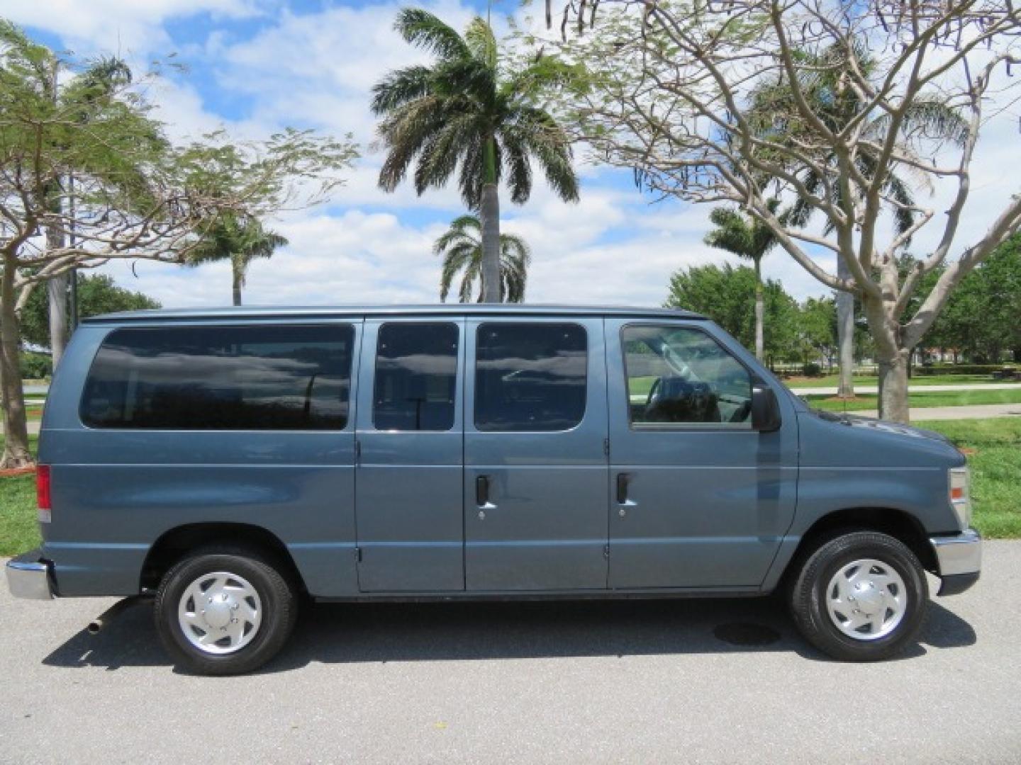 2013 Dark Blue /Gray Ford E-Series Wagon XLT (1FMNE1BW4DD) with an 4.6L V8 engine, Automatic transmission, located at 4301 Oak Circle #19, Boca Raton, FL, 33431, (954) 561-2499, 26.388861, -80.084038 - You are looking at a Gorgeous 2013 Ford E150 XLT Handicap Wheelchair Conversion Van with 22K Original Miles, Tie Down System, Power Electric VMI Side Entry Wheelchair Lift, Back Up Camera, Factory Navigation and Much Much More. This van is Awesome. This is a Nice Rust Free Van with a Clean Carfax, C - Photo#17